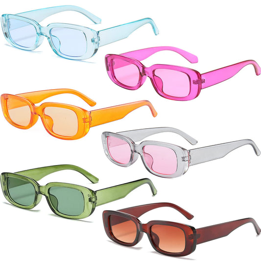 Rectangle Retro Sunglasses - 10 Pairs