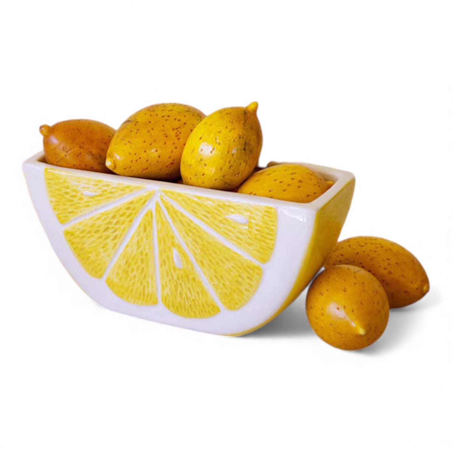 Ceramic Lemon Wedge Planter