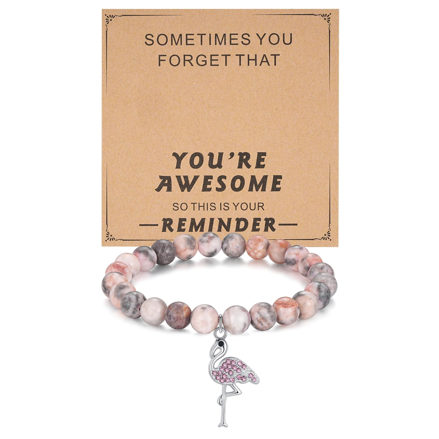 Morniface Inspirational Flamingo Bracelet