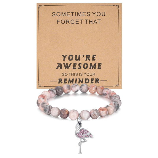 Morniface Inspirational Flamingo Bracelet