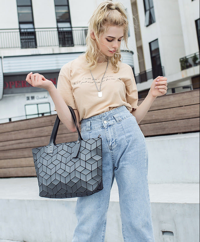 Large Capacity PU Tote Bag