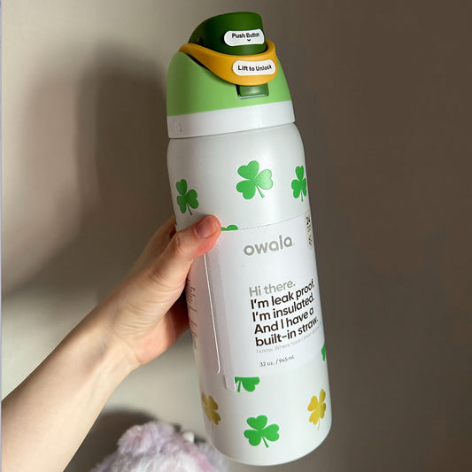 Owala 32oz Stainless Steel Vacuum Water Bottle & Thermal Cup with Lid