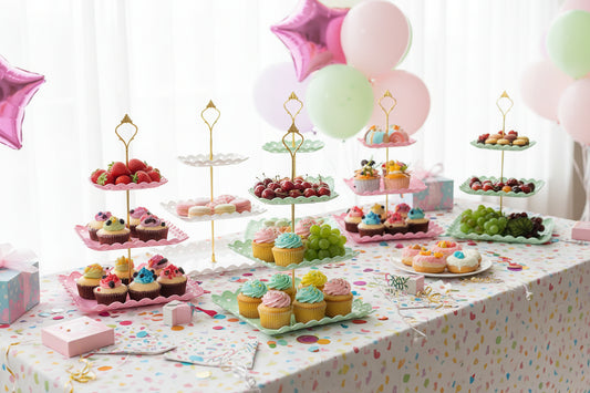 3-Tier Cupcake Stand - Set of 6