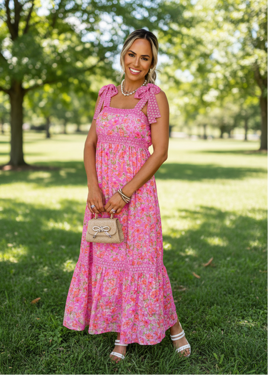 Sunday Best Pink Maxi Dress