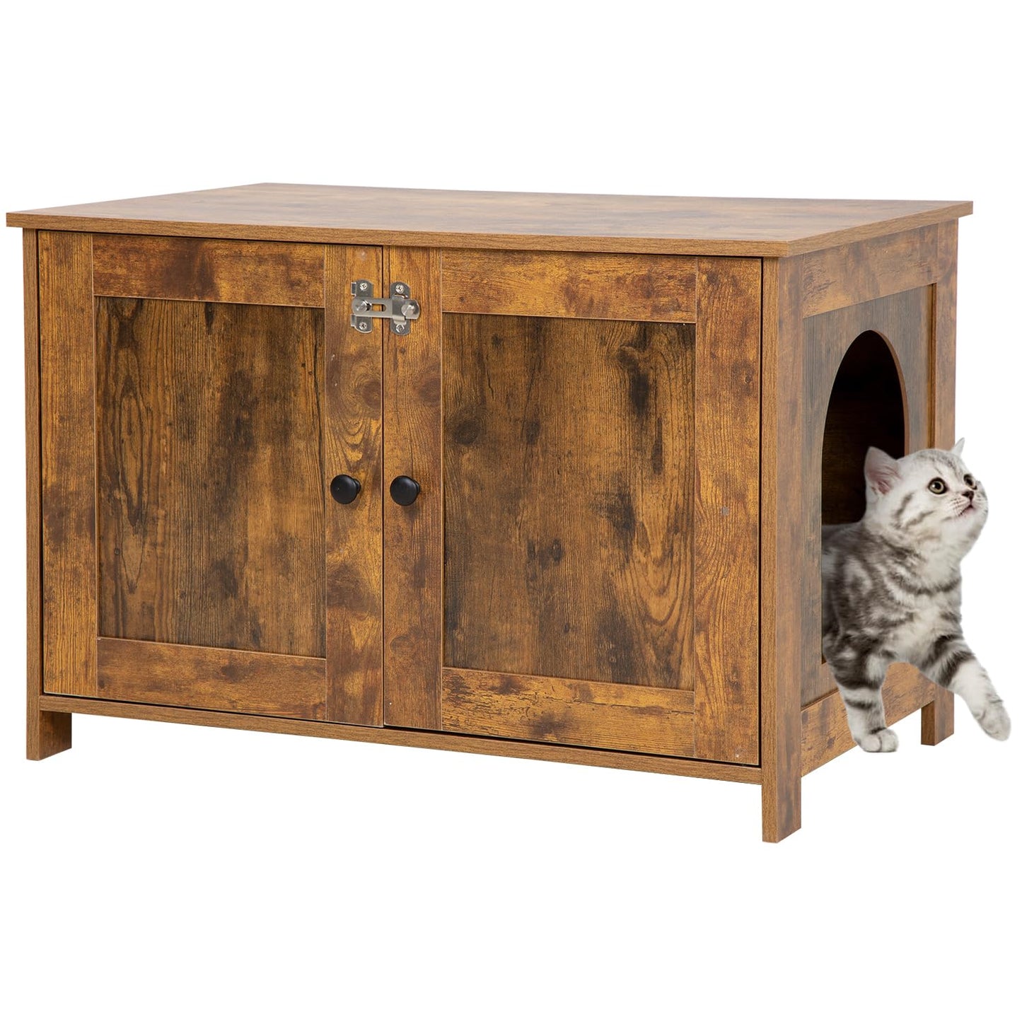 BestPet Cat Litter Box Enclosure