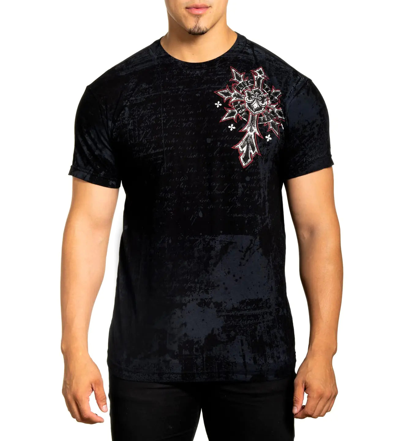 Affliction Mens Retribution Short Sleeve Tee