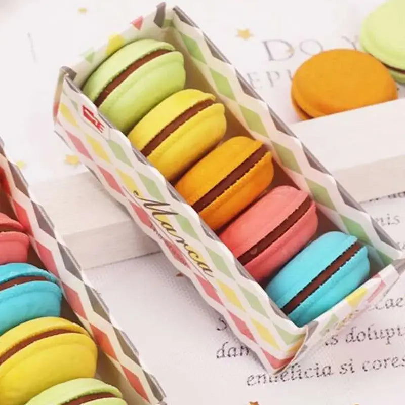 Macaron Sandwich Erasers