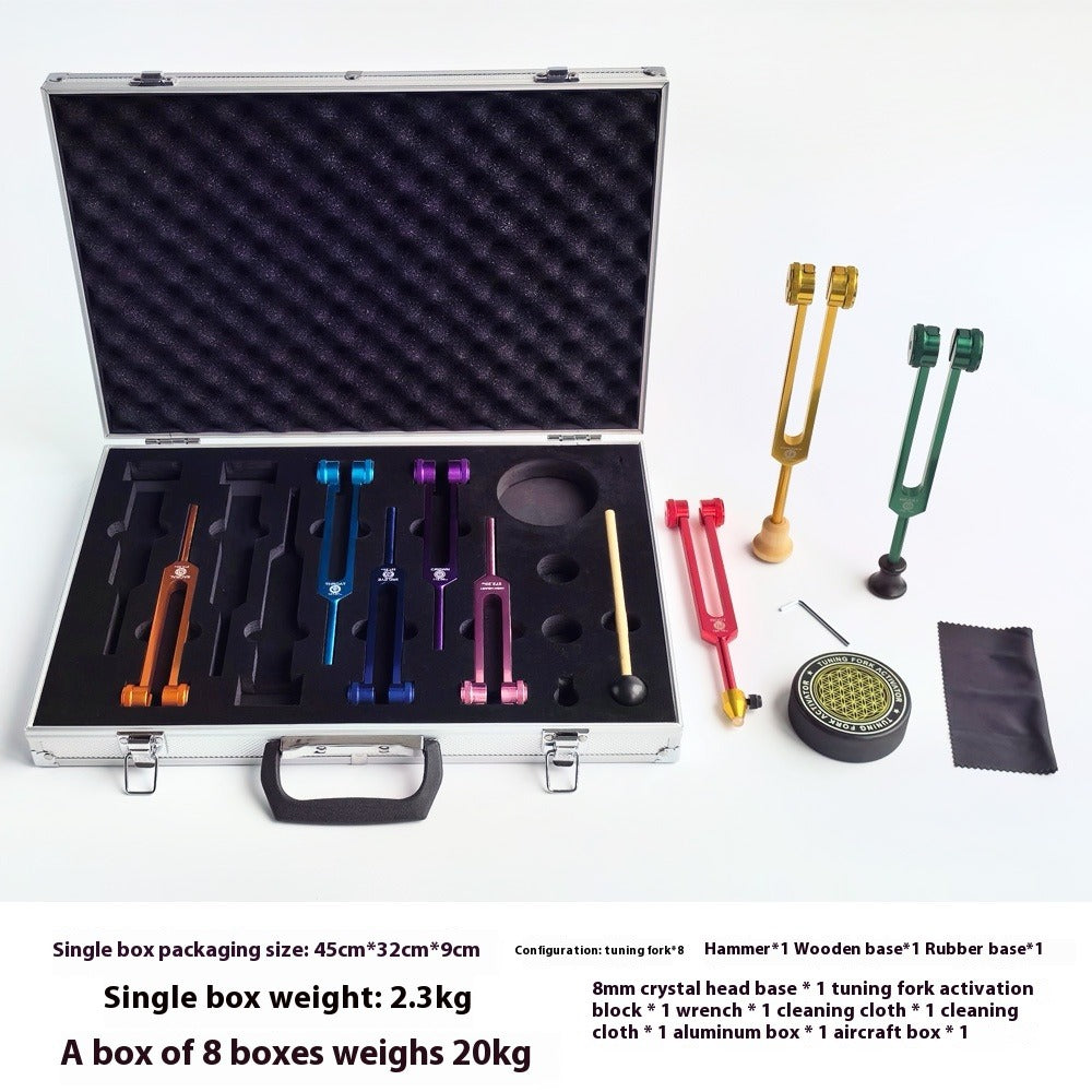 Aluminum Alloy Chakra Tuning Fork Set