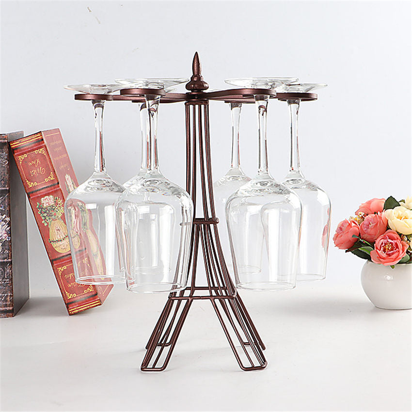Creative Hanging Wine Glass Holder Set for Home