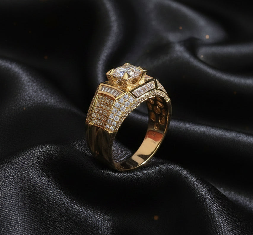 Men's Micro-Diamond Ring
