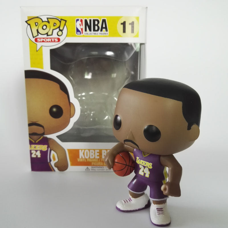 NBA Figurines of Stars LeBron, Kobe, Curry, Kyrie, Wall