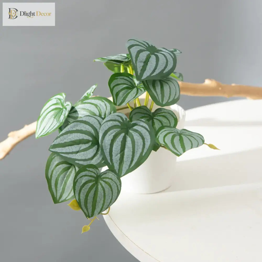 Dlight Decor 25cm Monstera Leaf Vine for Desktop and Holiday Decor