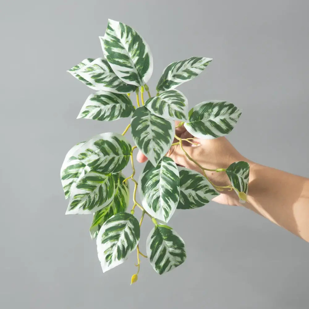 Dlight Decor 25cm Monstera Leaf Vine for Desktop and Holiday Decor