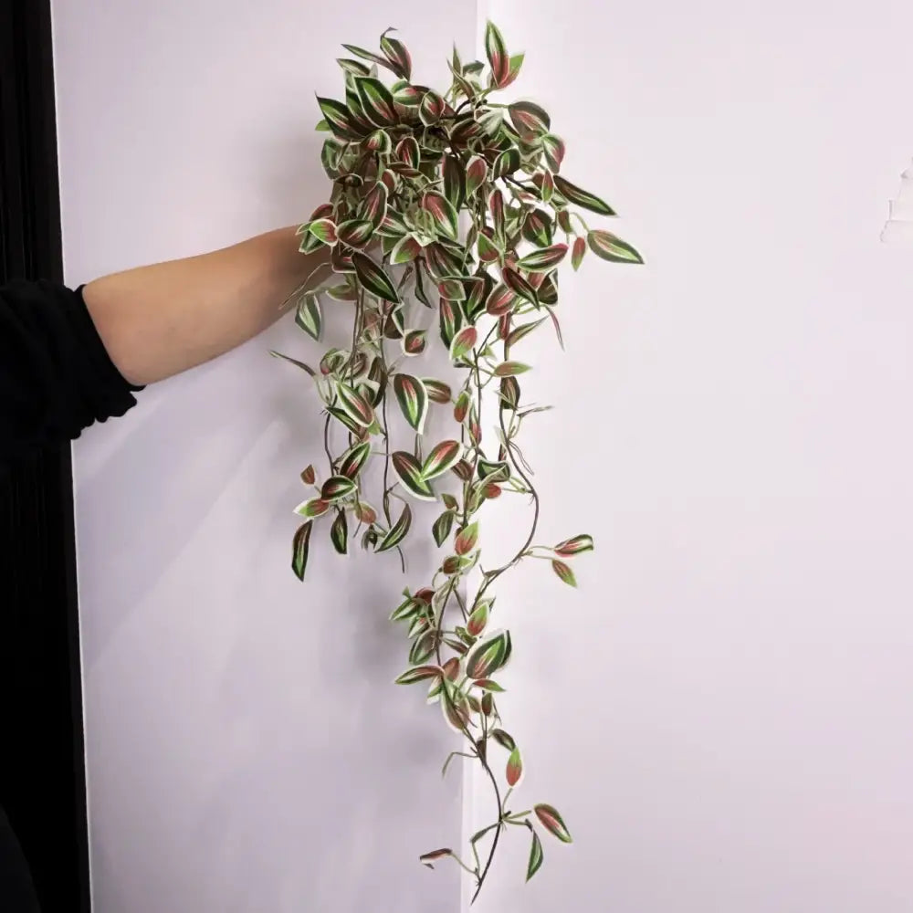 Dlight Decor 75cm Hanging Eucalyptus Vine with Scindapsus Leaves