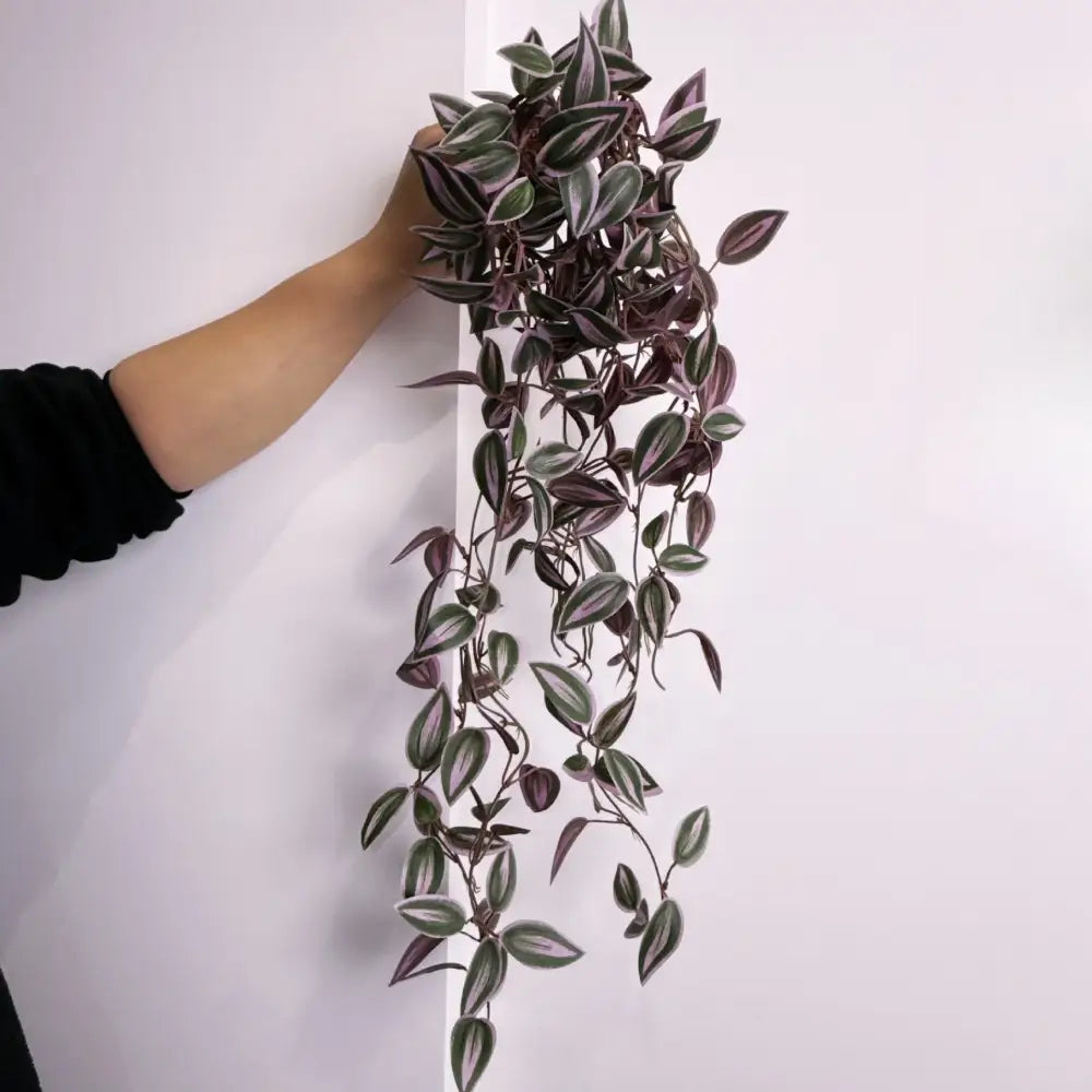 Dlight Decor 75cm Hanging Eucalyptus Vine with Scindapsus Leaves