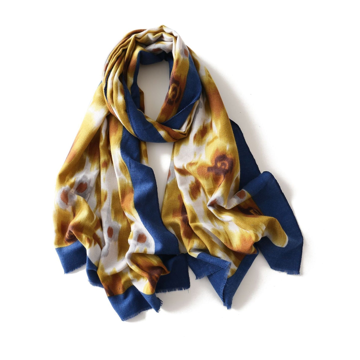 2022 New style scarves; light tie dyed flowers; sunshade; cashmere like shawls; no need to lengthen scarves; wholesale