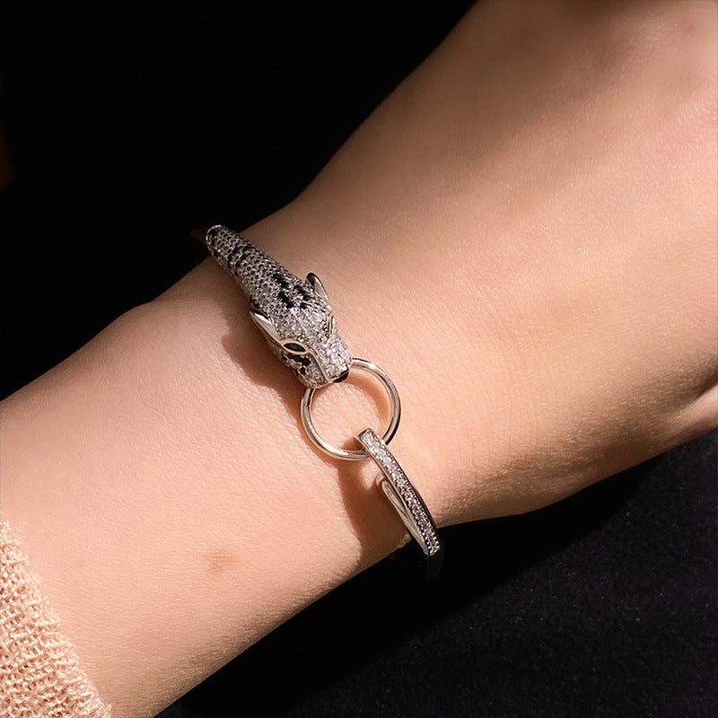 Leopard Diamond Bracelet