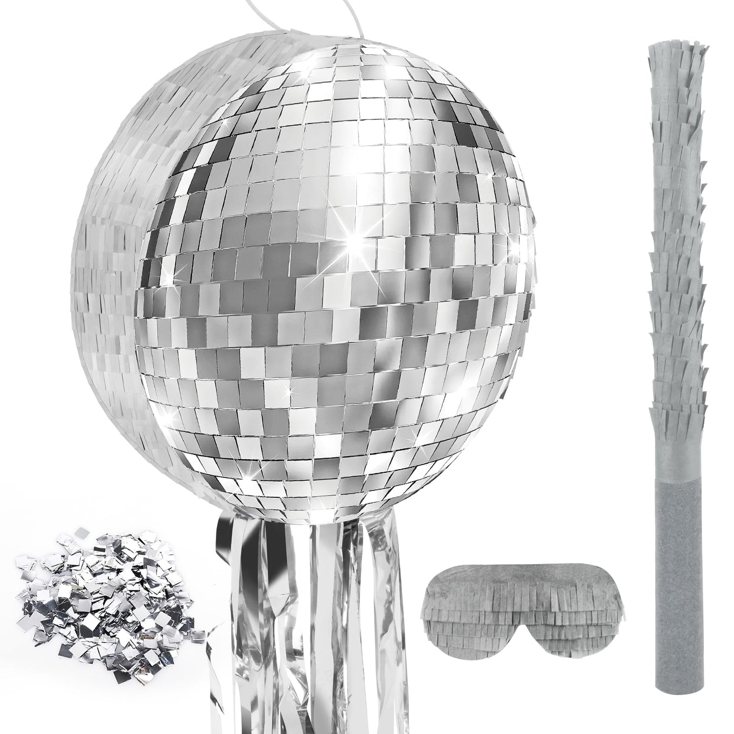 12.5" Disco Ball Piñata Set