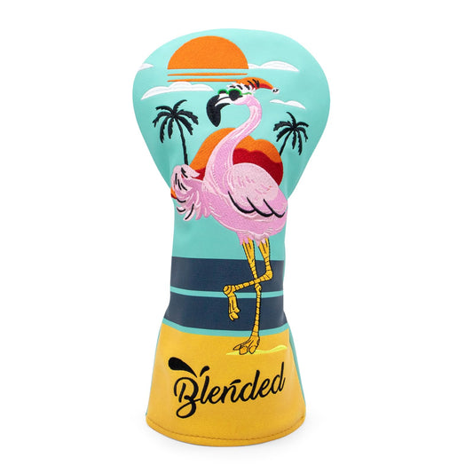 Flamingo Leather Golf Club Headcover