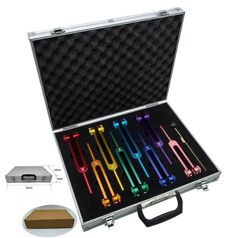 Aluminum Alloy Chakra Tuning Fork Set