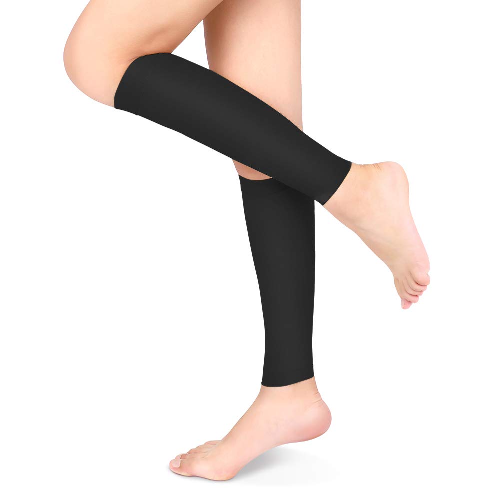 Footless graduated compression Socks: 20-30mmHg stockings