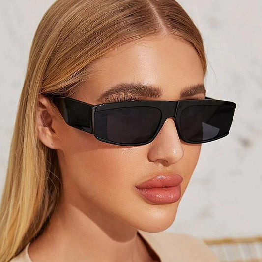 Retro Style Rectangle Shape Sunglasses