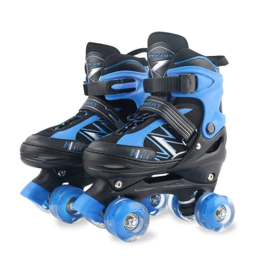LIRENGUI Boys Girls Roller Skates (Size 4-7)