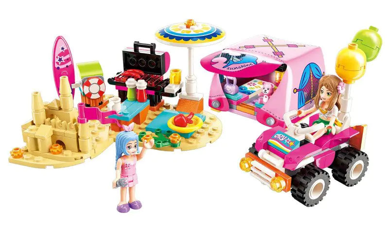 Enlightenment-Princess Alice beach-themed building block toy set