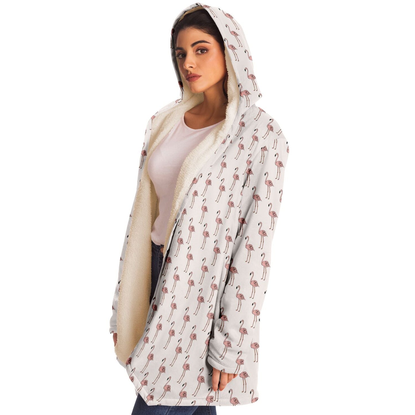Classic Flamingo Cloak Hoodie
