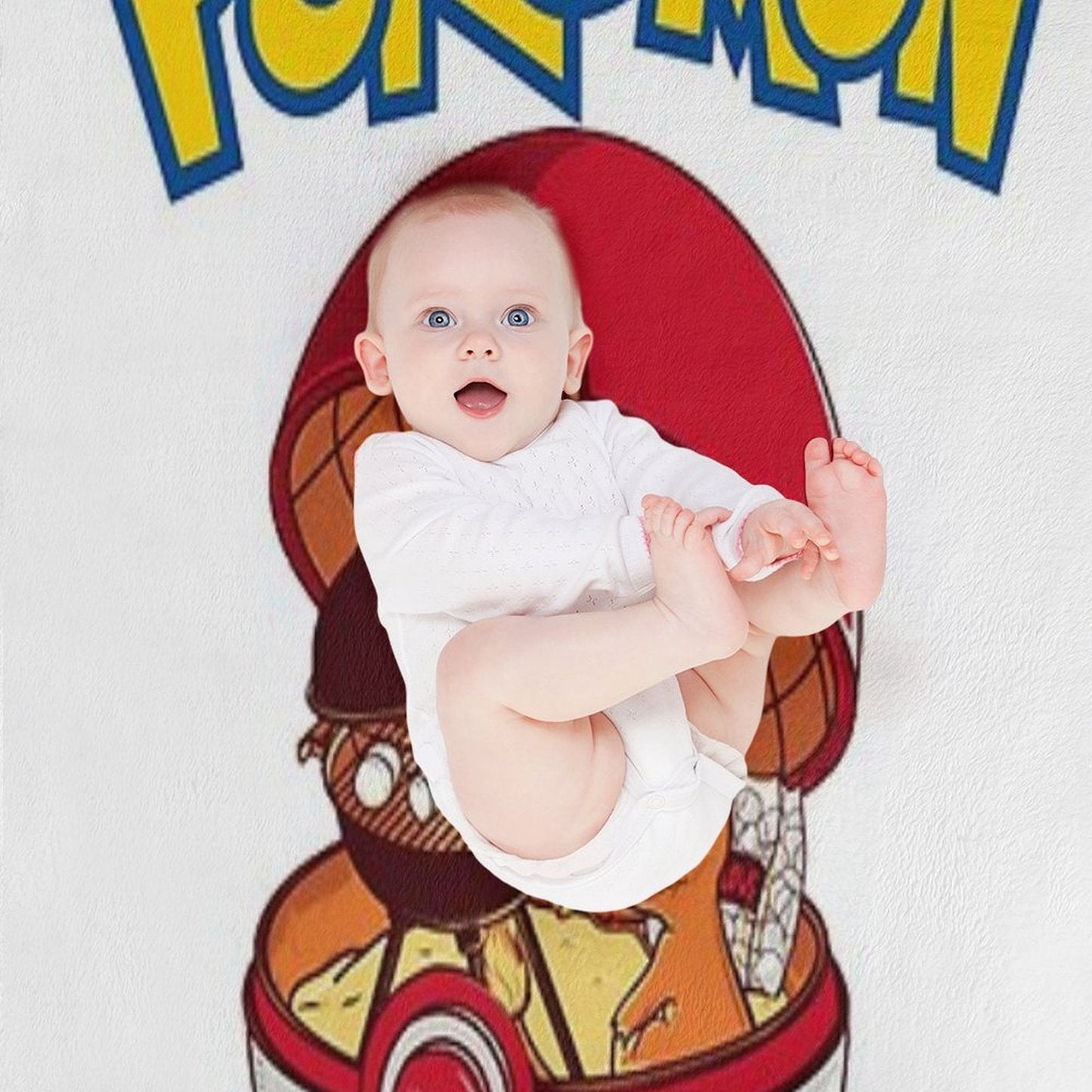 Pokémon Red Ball Throw Blanket