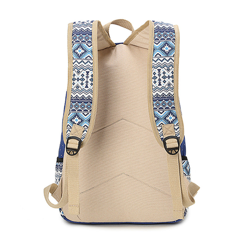 Canvas Print Women's Backpack