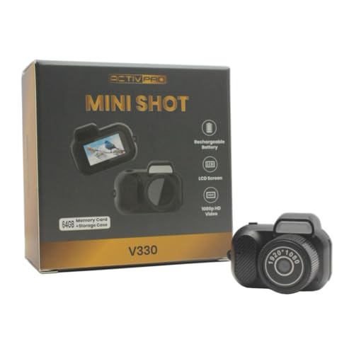 ActivPro Mini Shot V330 Rechargeable Mini Camera