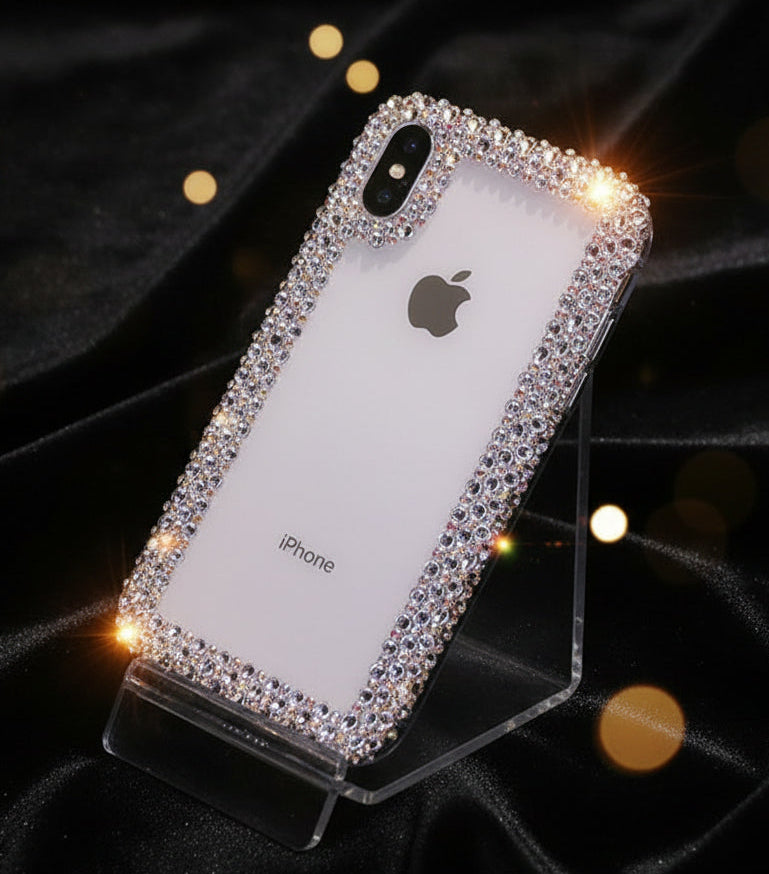 Silicone Rhinestone Phone Case