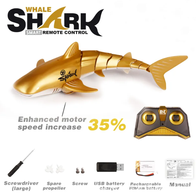 2.4G Remote Control Water Jet Shark and Whale