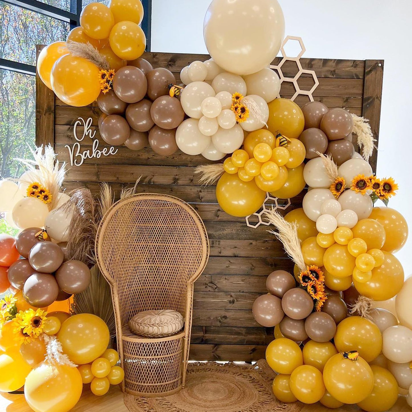 163-Piece Balloons Garland Arch Kit