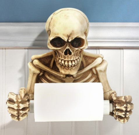 Skeleton Toilet Paper Holder