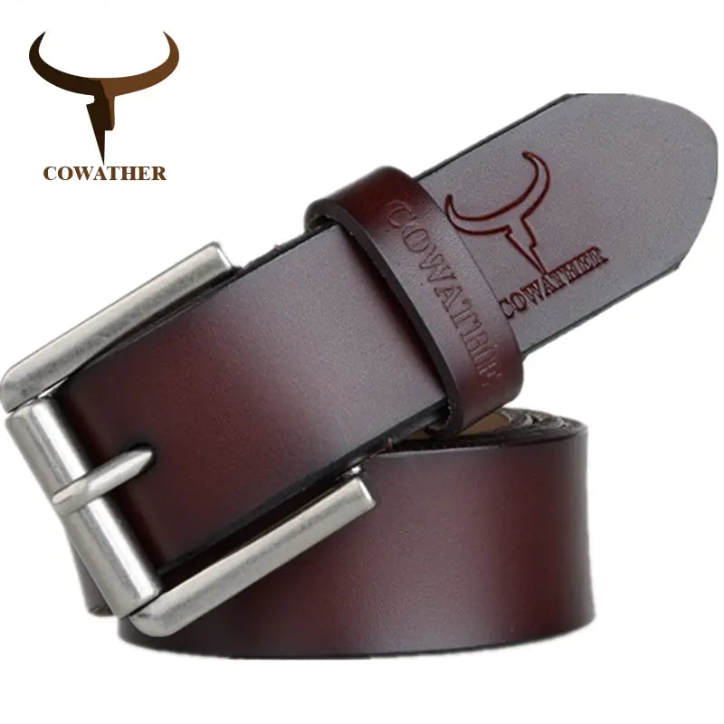 Luxury Leather Belt for Men 100-130cm