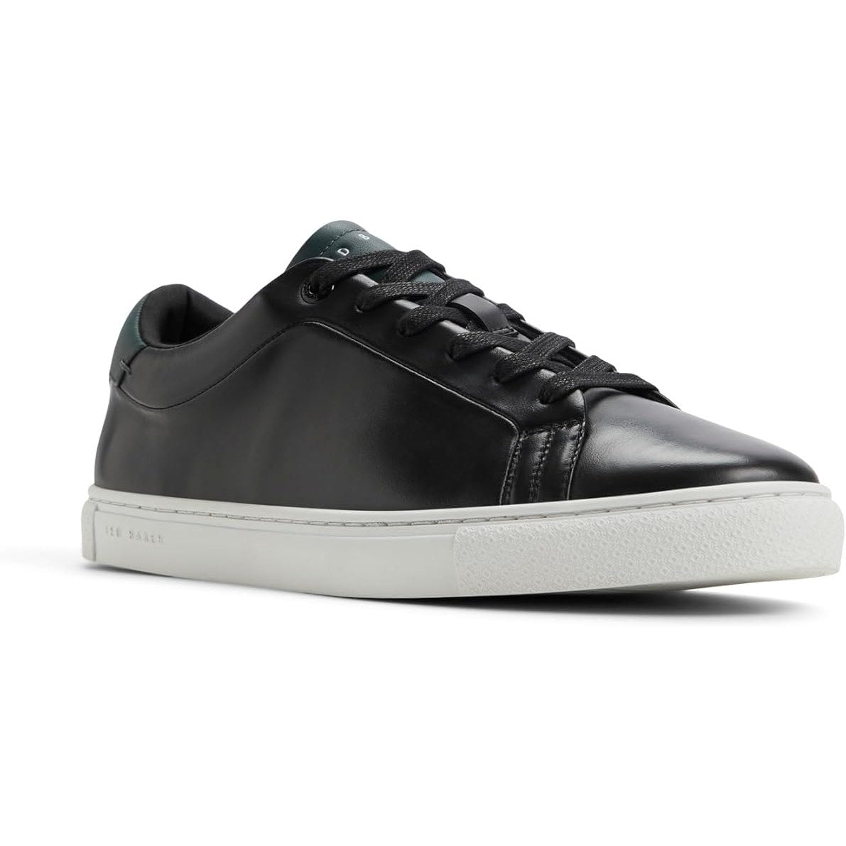 Ted Baker Men's Black Leather Robberto Lace Up Sneakers- Size 12