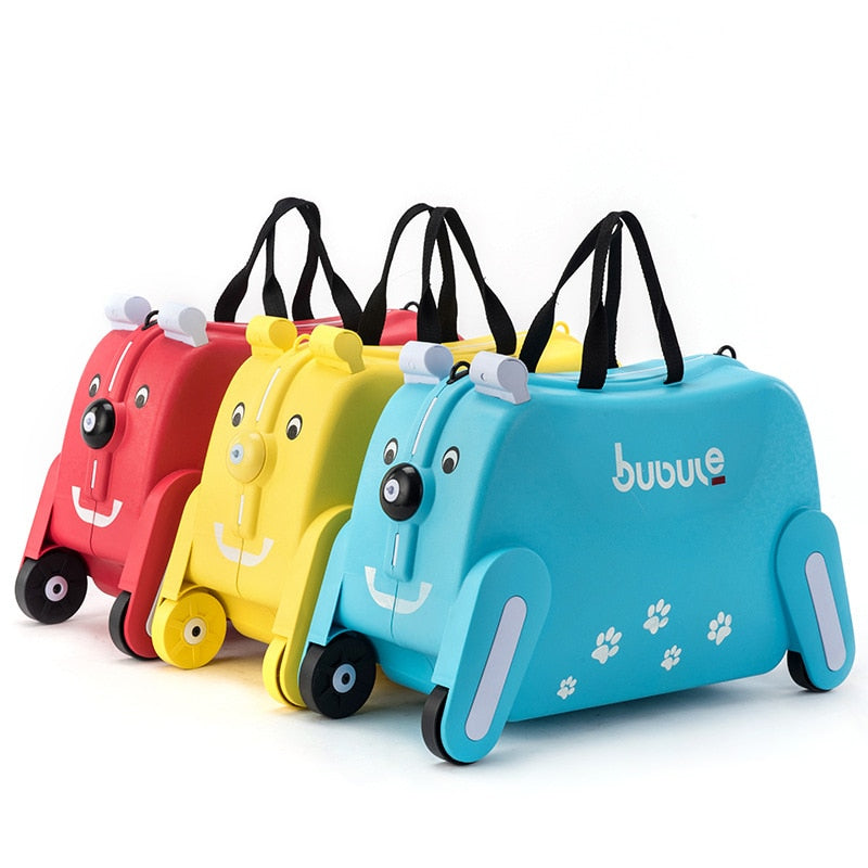 19-Inch Cute Dog Design Children's Luggage Suitcase