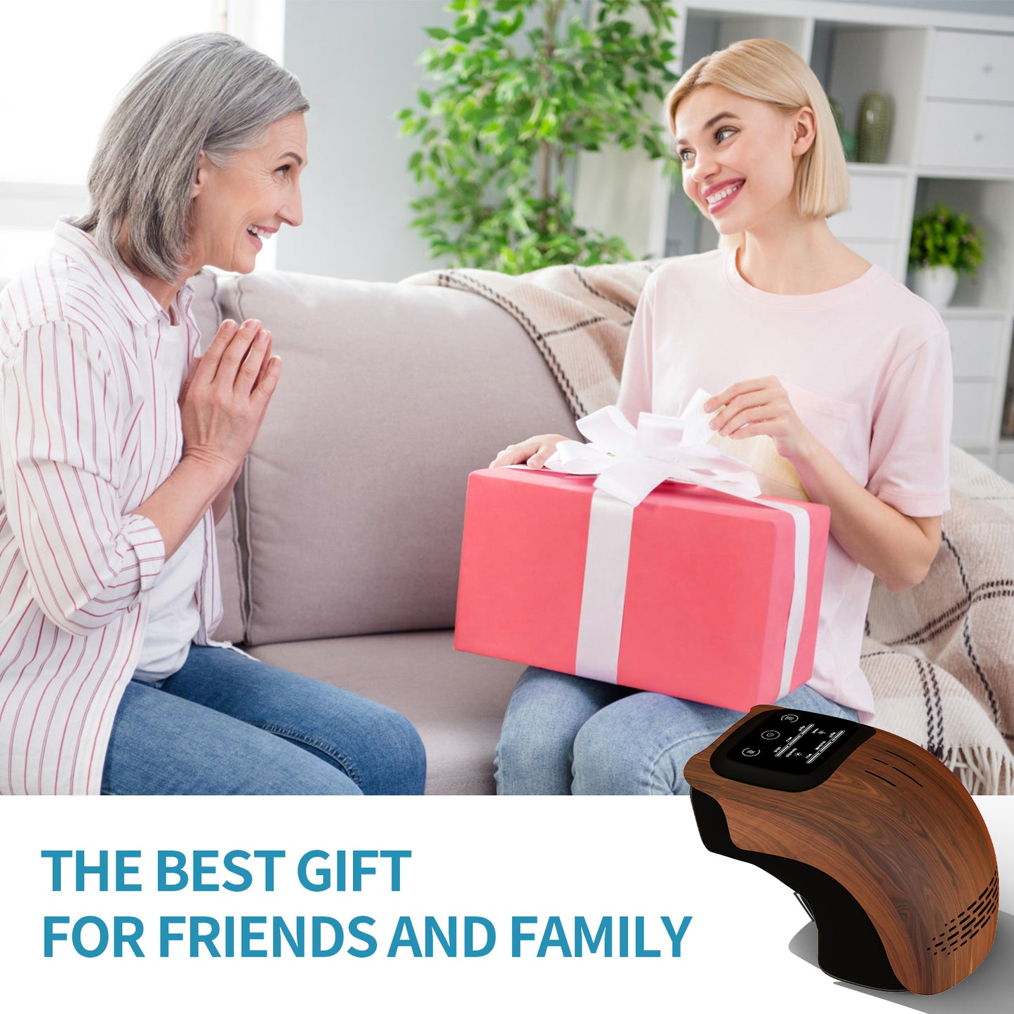 Electric Knee Massager – Infrared Heat, Vibration & Kneading Pain Relief