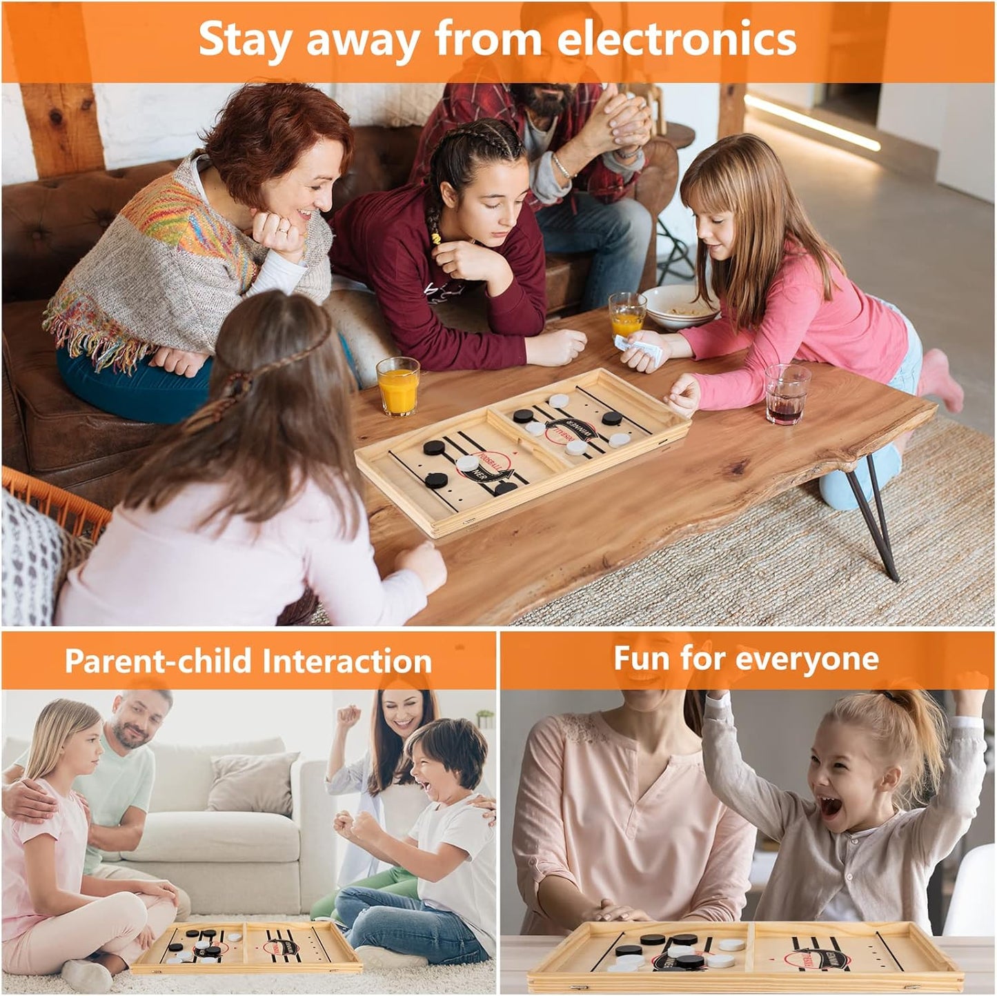 Wooden Interactive Parent-Child Game Board