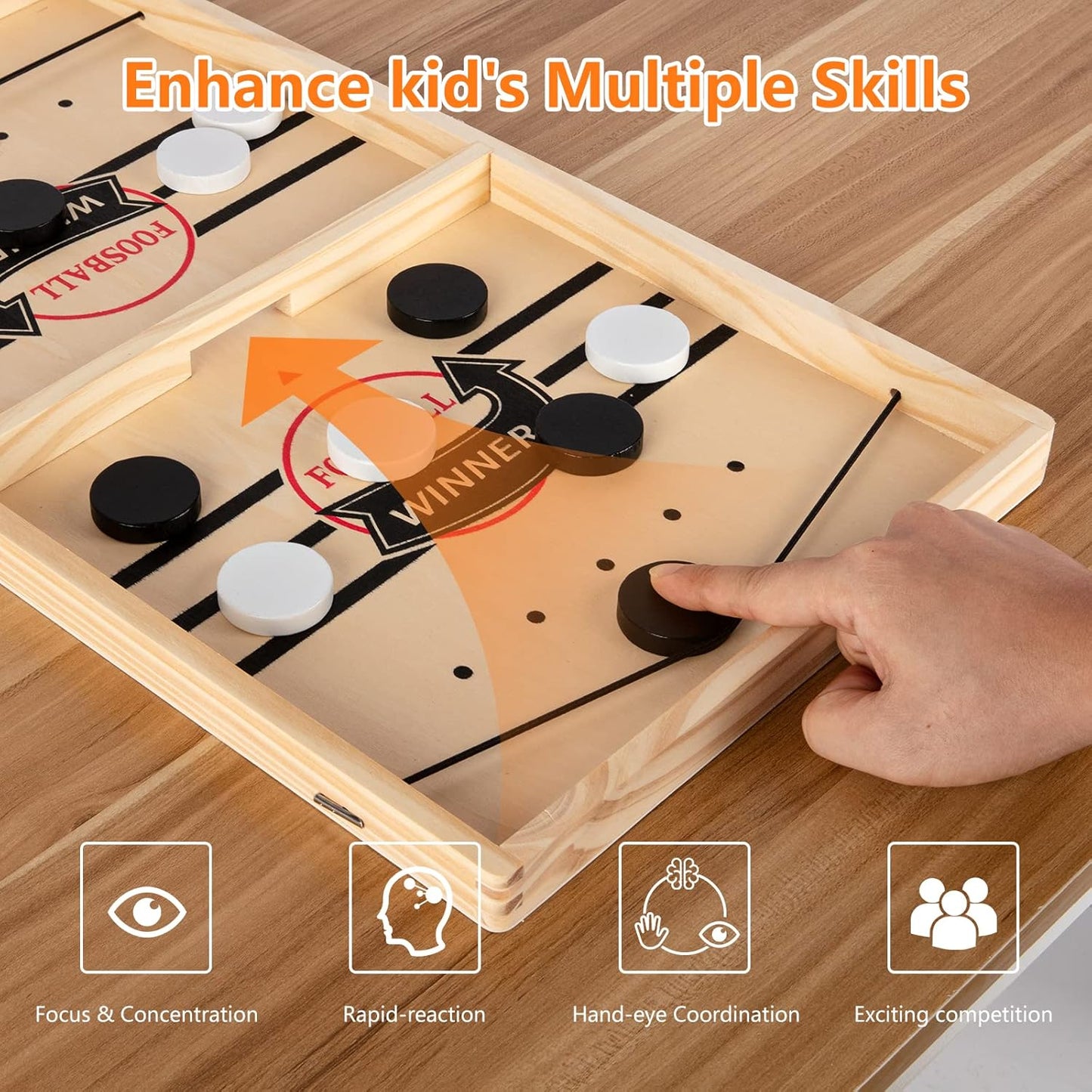 Wooden Interactive Parent-Child Game Board