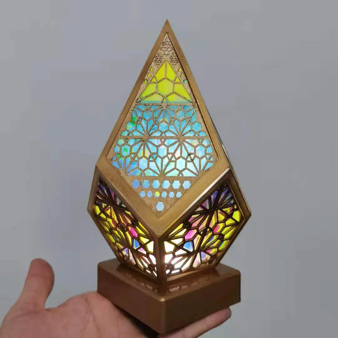 LED Starry Sky Boho Lantern