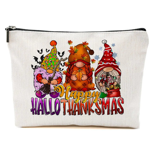 Funny Gnome Makeup Bag