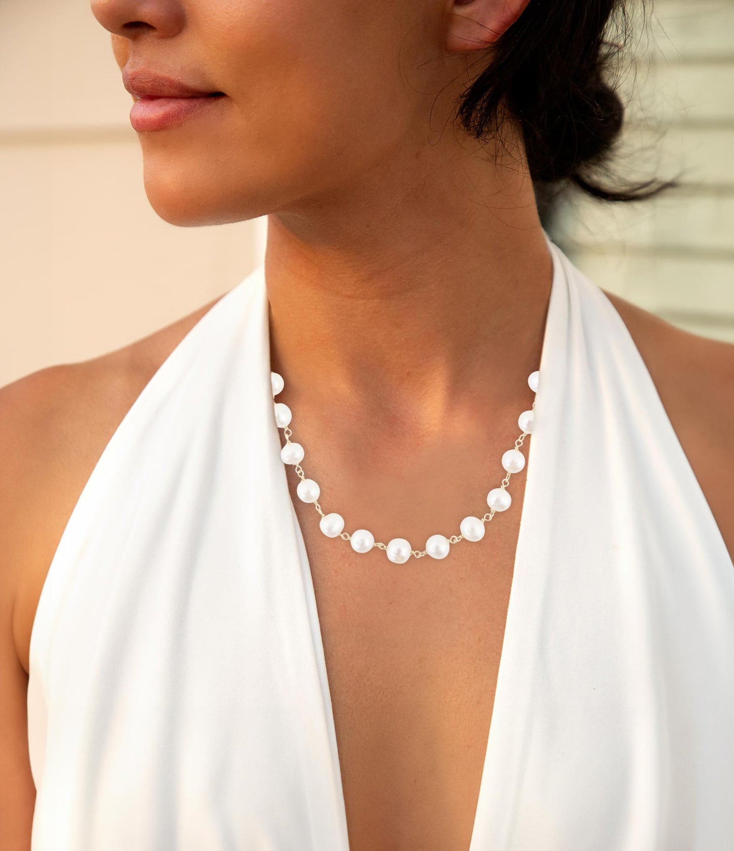 White Pearl Necklace