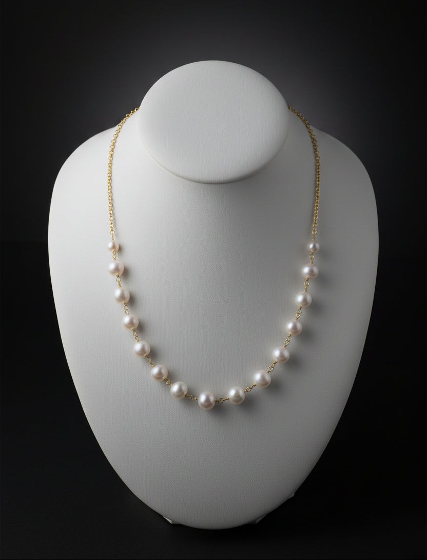 White Pearl Necklace