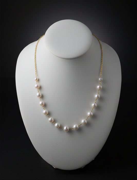 White Pearl Necklace