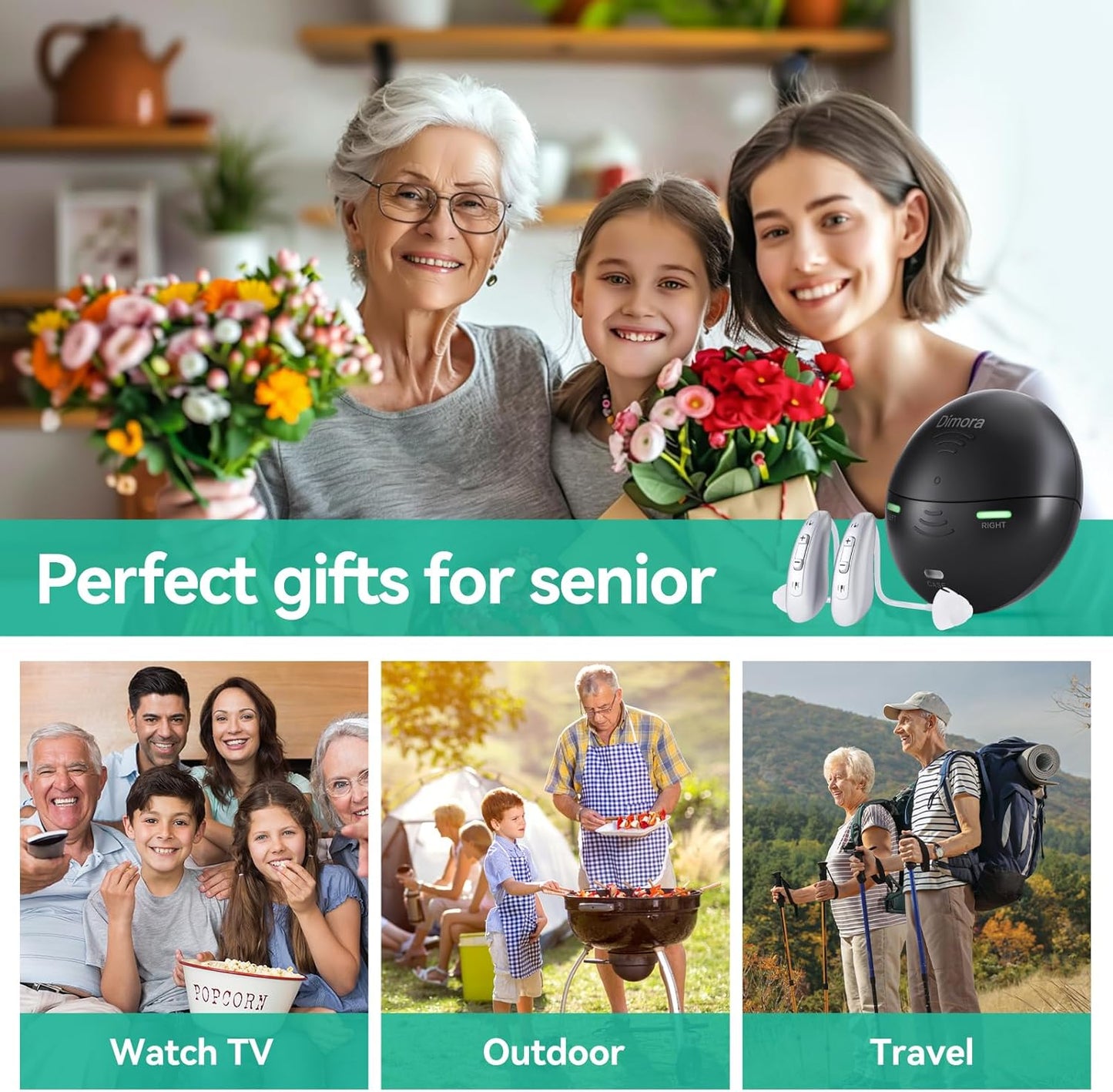 Rechargeable Hearing Aids for Senior Adults