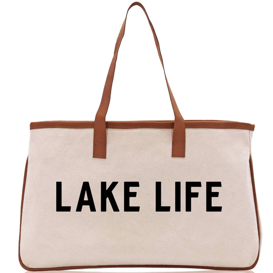Lake Life Weekend Tote Bag - Large