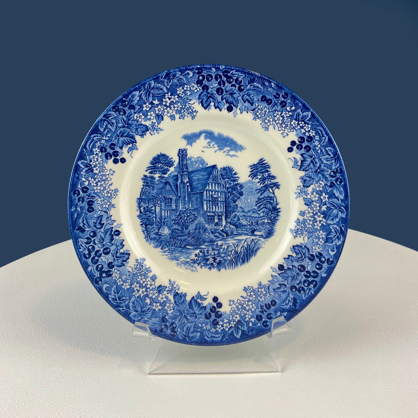 Collection of Fine English Blue White Tableware